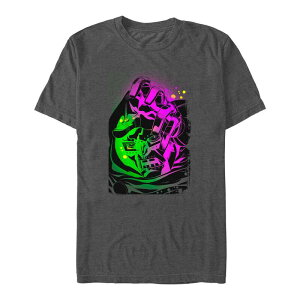 �}�[�x�� �����Y �g�b�v�X T�V���c �g�[�� �O���t�B�b�N Big & Tall Marvel Fantastic Four Dr. Doom Glowingraphic Tee Charcoal Heather �`���R�[��