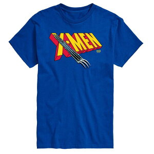 �}�[�x�� �����Y �g�b�v�X T�V���c �g�[�� ���S �O���t�B�b�N Big & Tall Marvel X-Men Logo Claw Rip Graphic Tee Royal Blue �u���[