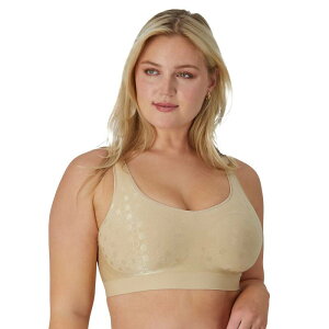 �o�� ���f�B�[�X �A���_�[�E�F�A �u���W���[ Bali Comfort Revolution Shaping Wireless Bra DF3488 Beige Dot Pattern �x�[�W��