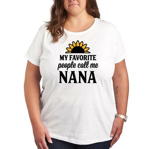 �A���u�����f�b�h ���f�B�[�X �g�b�v�X T�V���c �v���X�T�C�Y �O���t�B�b�N Unbranded Plus Favorite People Nana Graphic Tee White �z���C�g