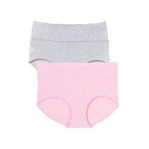 �R���t�H�[�g �`���C�X ���f�B�[�X �A���_�[�E�F�A �p���c �v���X�T�C�Y �R�b�g�� Comfort Choice Plusize Cotton Spandex Comfort Waist Brief 2-Pack Pink Pack �s���N