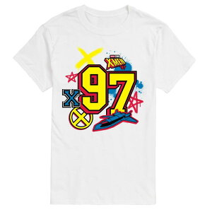 �}�[�x�� �����Y �g�b�v�X T�V���c �O���t�B�b�N Men's Marvel X-Men '97 Icon Spray Paint Graphic Tee White �z���C�g