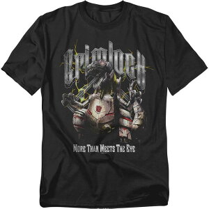 �A�j���L�����N�^�[ �����Y �g�b�v�X T�V���c �g�[�� �O���t�B�b�N Licensed Character Big & Tall Transformers Grimlock Graphic Tee Black �u���b�N