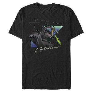 �f�B�Y�j�[ �����Y �g�b�v�X T�V���c �O���t�B�b�N Men's Disney'sleeping Beauty Maleficent Notorious Graphic Tee Black �u���b�N