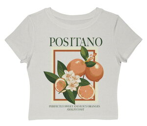 �A���u�����f�b�h ���f�B�[�X �g�b�v�X T�V���c �O���t�B�b�N Unbranded Juniors' Grayson Threads The Label Positano Amalfi Coast Perfectly Sweet And Juicy Oranges Graphic Baby Tee Cloudancer