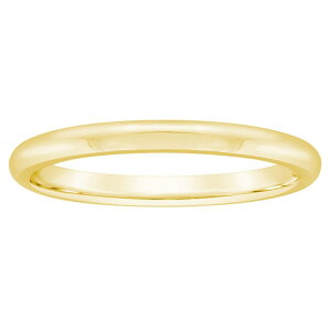 Alyson Layne �����Y �A�N�Z�T���[ �����O Alyson Layne Men's 2 mm Half Round Comfort Fit Wedding Band 10k Gold �S�[���h