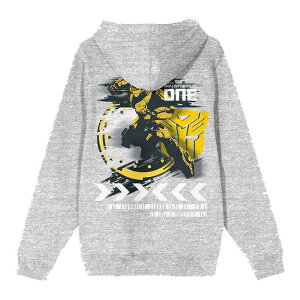 �A�j���L�����N�^�[ �����Y �g�b�v�X T�V���c �p�[�J�[ Licensed Character Men's Transformers One Bumblebee Hoodie Gray �O���[