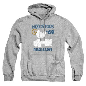 �A�j���L�����N�^�[ �����Y �g�b�v�X T�V���c �g�[�� �p�[�J�[ �O���t�B�b�N Licensed Character Big & Tall Woodstock Peace & Love Graphic Pullover Hoodie Heather Gray �O���[