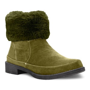 �v���y�b�g ���f�B�[�X �V���[�Y �u�[�c�E���C���u�[�c �A���N�� Propetabitha Women's Faux Fur Ankle Boots Olive �I���[�u