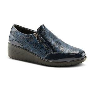 yz tNTX fB[X Xb|E[t@[ V[Y Flexus by Spring Step Concha Women's Slip-on Shoes Navy