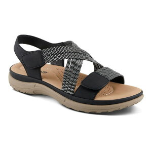 yz tNTX fB[X T_ V[Y Flexus by Spring Step Crossbeam Women's Sport Sandals Black
