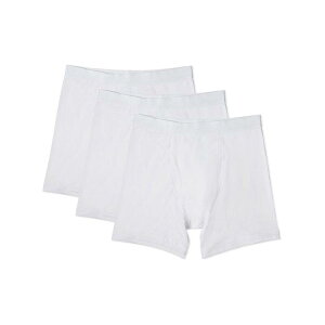 �����C �����Y �A���_�[�E�F�A �{�N�T�[�p���c MeMoi Men's 3 Pair Pack Classic Fit Boxer Briefs White �z���C�g