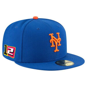 �j���[�G�� �����Y �A�N�Z�T���[ �X�q Men's New Era Francisco Lindoroyal New York Mets 2025 Player s Weekend 59FIFTY Fitted Hat Met Blue �u���[