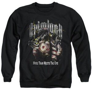 �A�j���L�����N�^�[ �����Y �g�b�v�X T�V���c �X�E�F�b�g�[�� �O���t�B�b�N Licensed Character Big & Tall Transformers Grimlock Graphic Sweatshirt Black �u���b�N