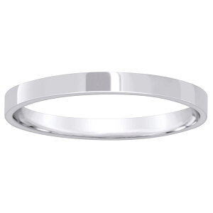 Alyson Layne �����Y �A�N�Z�T���[ �����O Alyson Layne Men's 10k Gold Flat Wedding Band 10k White Gold �z���C�g