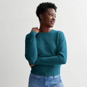 �\�m�} ���f�B�[�X �A�E�^�[ �j�b�g�E�Z�[�^�[ �N���[�l�b�N Women'sonoma Goods For Life Crewneck Sweater Midnight Sapphire �T�t�@�C�A