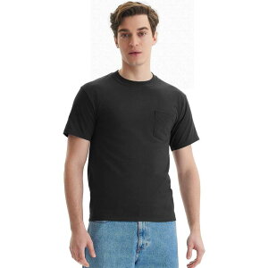 �w�C���Y �����Y �g�b�v�X T�V���c Men's Hanes Beefy-T 2-Pack Pocket-Shirt Black �u���b�N