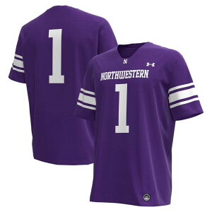 A_[A[}[ Y gbvX TVc W[W[ Men's Under Armour #1 Purple Northwestern Wildcats Replica Football Jersey Nwt Purple p[v