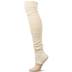 �����C ���f�B�[�X �A���_�[�E�F�A �C�� �R�b�g�� MeMoi Women's "Trendlucent" Cotton Rich Over The Knee Toelessock Whisper White �z���C�g