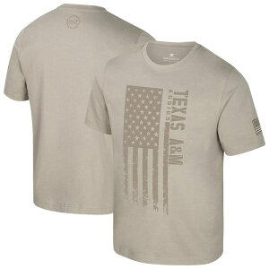 �R���V�A�� �����Y �g�b�v�X T�V���c Men's Colosseum Oatmeal Texas A&M Aggies Operation Hatrick Dune Flag T-Shirtamulti �}���`�J���[