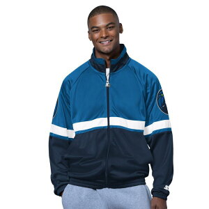 �X�^�[�^�[ �����Y �A�E�^�[ �W���P�b�g�E�u���]�� Men'starter Blue/White Minnesota Timberwolves The Veteran Tricotrack Raglan Full-Zip Jacket Mtw Blue �u���[