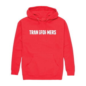 �A�j���L�����N�^�[ �����Y �g�b�v�X T�V���c ���S �p�[�J�[ �O���t�B�b�N Licensed Character Men's Transformers Logo Graphic Hoodie Red ���b�h