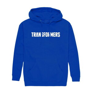 �A�j���L�����N�^�[ �����Y �g�b�v�X T�V���c ���S �p�[�J�[ �O���t�B�b�N Licensed Character Men's Transformers Logo Graphic Hoodie Royal Blue �u���[