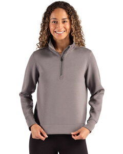 �J�b�^�[�A���h�o�b�N ���f�B�[�X �A�E�^�[ �W���P�b�g�E�u���]�� Cutter & Buck Roam Epic Versatility Womens 1/4 Zipullover Elemental Grey �O���[