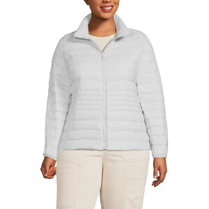�����Y�G���h ���f�B�[�X �A�E�^�[ �W���P�b�g�E�u���]�� �v���X�T�C�Y �_�E�� Plusize Lands' End Wanderweight Packable Down Jacket Light Mist