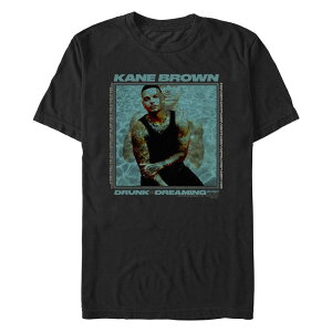 �A�j���L�����N�^�[ �����Y �g�b�v�X T�V���c �O���t�B�b�N Licensed Character Men's Kane Brown Drunk Or Dreaming Cover Graphic Tee Black �u���b�N
