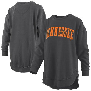 �v���X�{�b�N�X ���f�B�[�X �g�b�v�X T�V���c ���B���e�[�W �X�E�F�b�g �t���[�X Women's Pressbox Black Tennessee Volunteers Melange Poncho Vintage Fleece Long Sleeve Pullover Sweatshirten Black �u���b�N