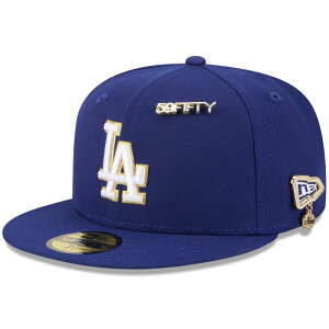 �j���[�G�� �����Y �A�N�Z�T���[ �X�q Men's New Era Royalos Angeles Dodgers 20259FIFTY Day 59FIFTY Fitted Hat with Pins Lad Blue �u���[