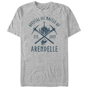 �f�B�Y�j�[ �����Y �g�b�v�X T�V���c �g�[�� �O���t�B�b�N Disney's Frozen Kristoff And Sven Official Ice Master Of Arendelle Big & Tall Graphic Tee Athletic Heather �w�U�[