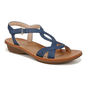 �\�E���j���g���C�U�[ ���f�B�[�X �V���[�Y �T���_�� SOUL Naturalizer Solo Women'strappy Sandals Blue �u���[