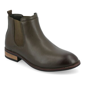 yz oX Y u[cECu[c V[Y Vance Co. Landon Men's Tru Comfort Foam Pull-on Chelsea Boots Olive
