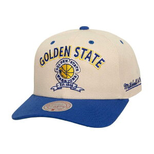�~�b�`�F��&�l�X �����Y �A�N�Z�T���[ �X�q Men's Mitchell & Ness Cream/Royal Golden State Warriors 7x NBA Championsoulegacy Defined Snapback Hat War Beige �x�[�W��