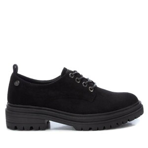 �L�V�^�C ���f�B�[�X �V���[�Y �I�b�N�X�t�H�[�h �X�G�[�h ���[�X Women's Lace-Up Suede Oxfords By XTI 143512 Black �u���b�N