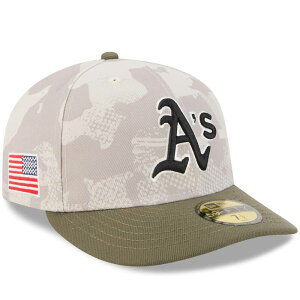 �j���[�G�� �����Y �A�N�Z�T���[ �X�q Men's New Era Light Beige/Olive Athletics 2025 Armed Forces Day 59FIFTY Fitted Hat Oas Lt Bei �I���[�u