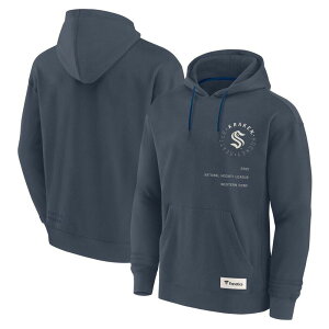�t�@�i�e�B�N�X �����Y �g�b�v�X T�V���c �p�[�J�[ Men's Fanatics Navy Seattle Kraken Future Ground Info Pullover Hoodie Krk Navy �l�C�r�[