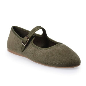 LC Lauren Conrad ���f�B�[�X �V���[�Y �T���_�� LC Lauren Conrad CNOLI Women'slip-On Mary Jane Flats Green �O���[��