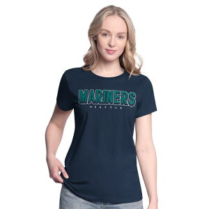 �W�[�X���[ �t�H�[�n�[ �o�C �J�[�� �o���N�X ���f�B�[�X �g�b�v�X T�V���c Women's G-III 4Her by Carl Banks Navy/Teal Seattle Mariners Two T-Shirt Combo Pack Mns Navy �l�C�r�[