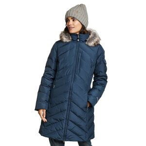 �G�f�B�[ �o�E�A�[ ���f�B�[�X �A�E�^�[ �W���P�b�g�E�u���]�� �p�[�J�[ �_�E�� Women's Eddie Bauer Crystal Ridge Down Parka Jacket Navy �l�C�r�[