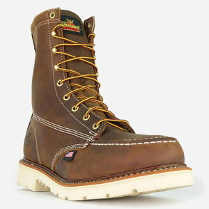�\���O�b�h �����Y �V���[�Y �u�[�c�E���C���u�[�c Thorogood Men's American Heritage 8 Inch Crazyhorse Safety Toe Moc Toe Maxwear90 Crazyhorse