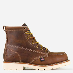 �\���O�b�h �����Y �V���[�Y �u�[�c�E���C���u�[�c Thorogood Men's American Heritage 6 Inch Crazyhorse Safety Toe Moc Toe Maxwear 90 Crazyhorse
