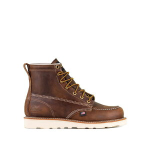 �\���O�b�h �����Y �V���[�Y �u�[�c�E���C���u�[�c Thorogood Men's American Heritage 6 Inch Trail Crazy Horse Moc Toe Maxwear Wedge Crazyhorse