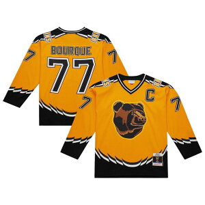 �~�b�`�F��&�l�X �����Y �g�b�v�X T�V���c �W���[�W�[ Men's Mitchell & Ness Ray Bourque Gold Boston Bruins 1996-97 Power Play Jersey Bsb Gold �S�[���h