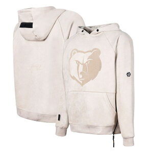 �A���u�����f�b�h �����Y �g�b�v�X T�V���c �X�G�[�h �p�[�J�[ Unbranded Men's Protege Creamemphis Grizzlies Eco-Friendly Functional Suede Fashion Tonal Hoodie Grz Beige �x�[�W��