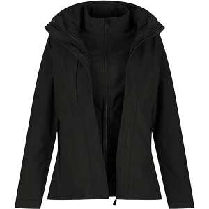 ���K�b�^ �����Y �A�E�^�[ �W���P�b�g�E�u���]�� Regatta Professional Mens Kingsley 3-in-1 Waterproof Jacket Black �u���b�N