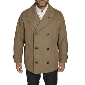 �h�b�J�[�Y �����Y �A�E�^�[ �W���P�b�g�E�u���]�� �g�[�� �R�[�g Big & Tall Dockers Double Breasted Peacoat Chocolate �`���R���[�g