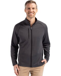 �J�b�^�[�A���h�o�b�N �����Y �A�E�^�[ �W���P�b�g�E�u���]�� �t���[�X Cutter & Buck Peshastin Fleece Recycled Mens Full Zip Jacket Black Heather �u���b�N